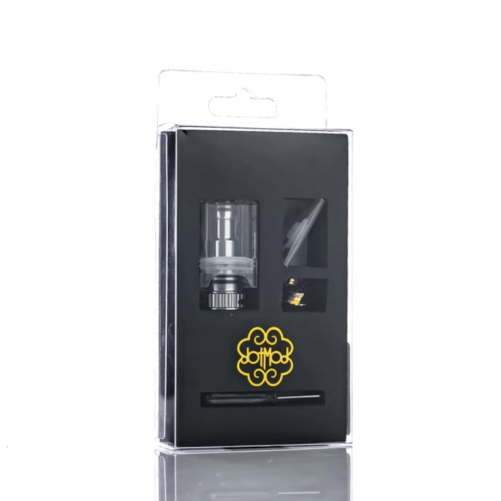 Dotmod DotAIO RBA rebuildable single coil deck with dual posts and hex screw terminals