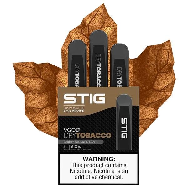 STIG DISPOSABLE POD DEVICE VGOD - Dry Tobacco