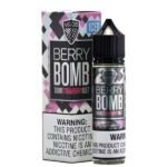 Berry Bomb Iced MTL 60ml by VGOD with sweet and sour strawberry candy and menthol, for MTL devices.