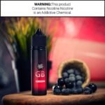 30ML bottle of GB by Joosy World E-Liquid with various nicotine strengths (50MG, 30MG, 20MG) and a smooth PG/VG blend for a satisfying vape.