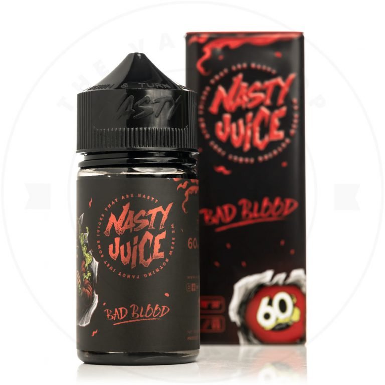Bad Blood 60ml Vape Juice by Nasty Juice - Blackcurrant Flavor