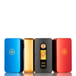 dotmod dotBox 220W dual 18650 box mod with anodized aluminum body and modern display