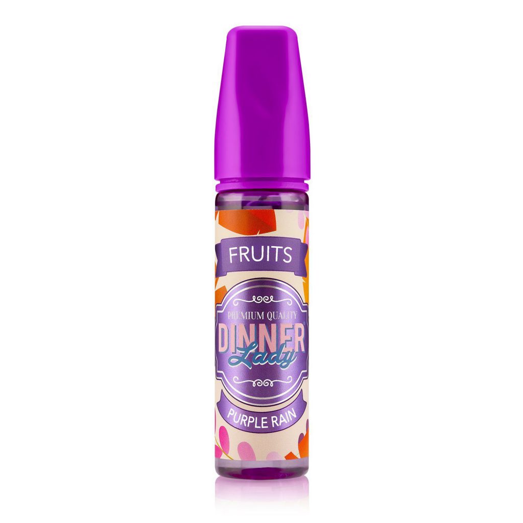 Dinner Lady Purple Rain 60ml E-Liquid – Raspberry, Blueberry & Lemon Blend