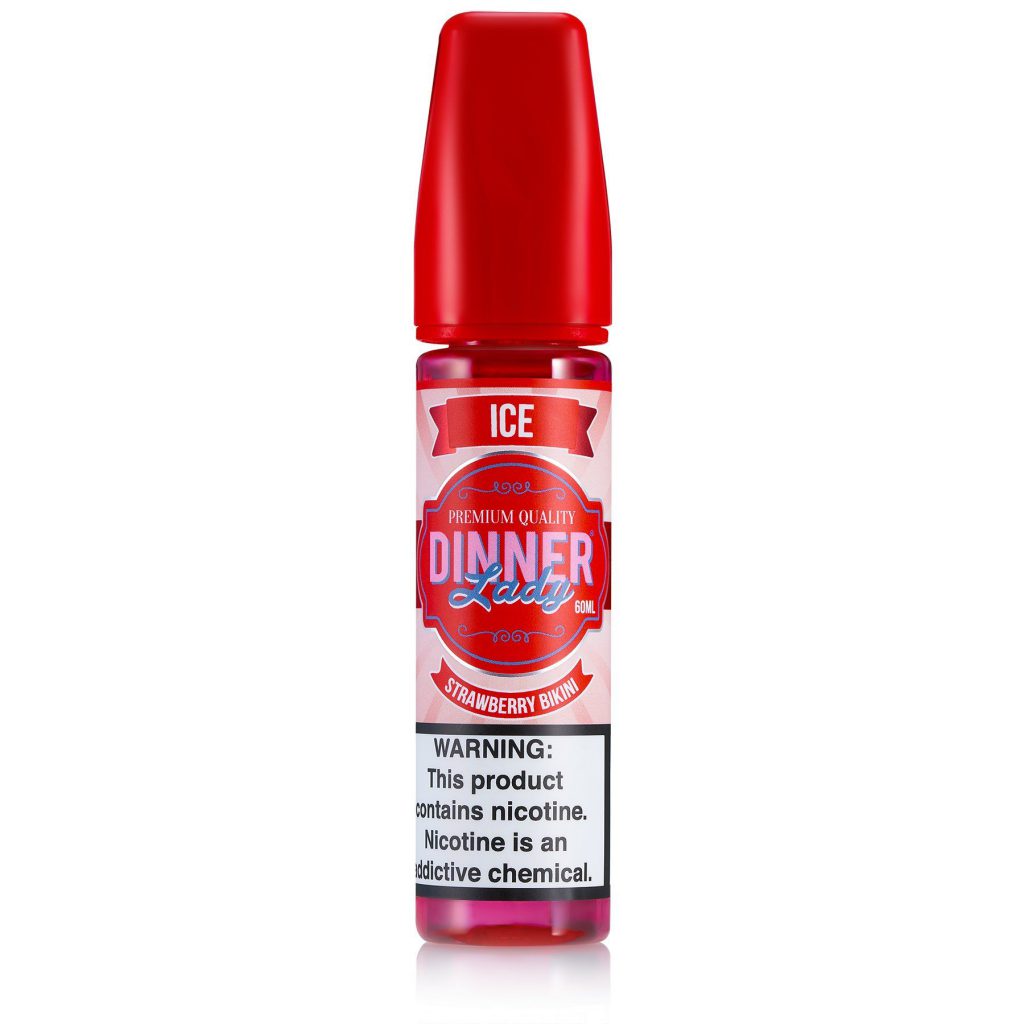 Strawberry Bikini 60ml E-Liquid by Dinner Lady – Strawberry Lemonade with Koolada