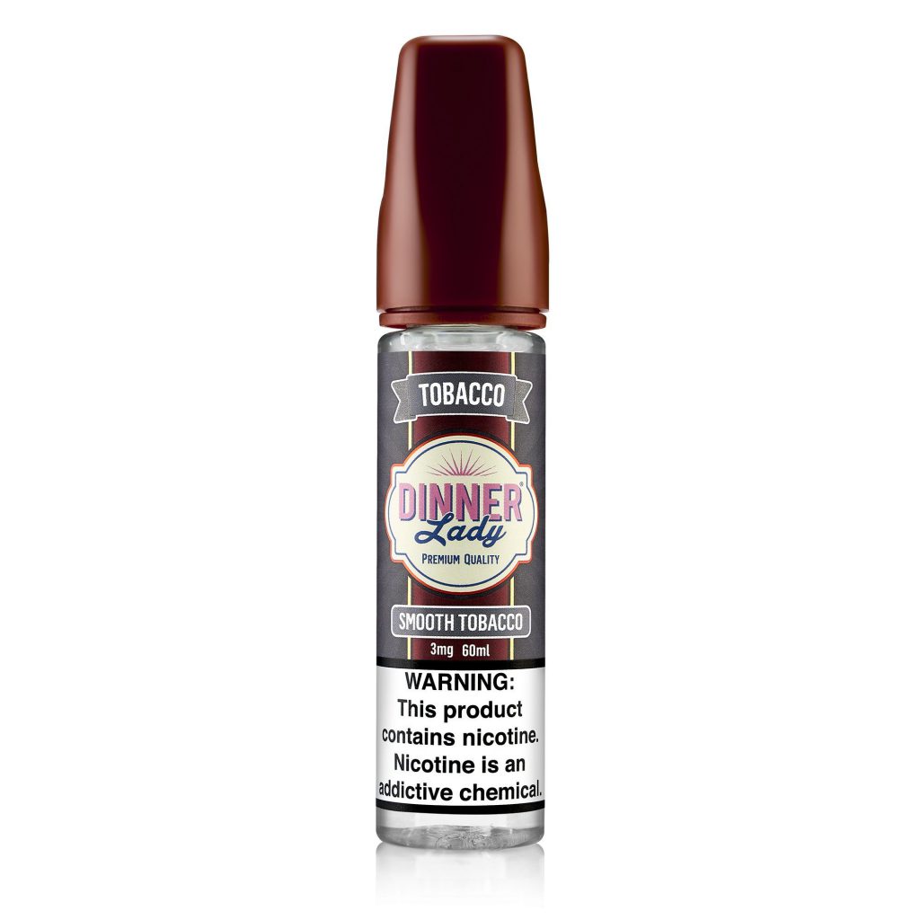 Smooth Tobacco 60ml E-Liquid by Dinner Lady – Mild & Classic Tobacco Blend