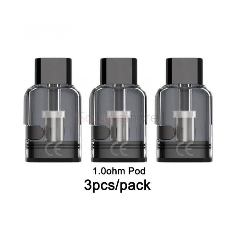 2ml disposable MTL vape pods with built-in 1.0Ω coil and narrow mouthpiece