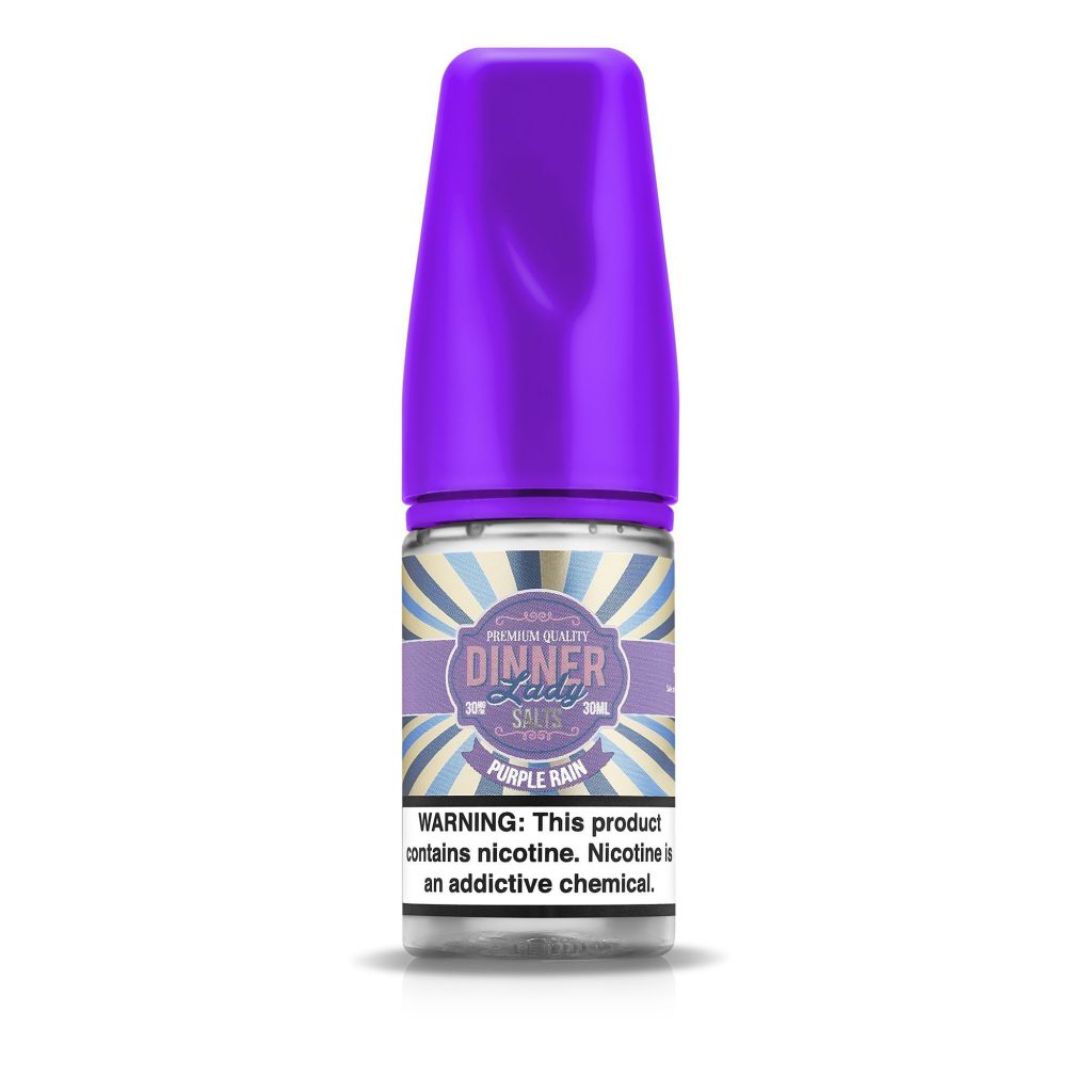 Dinner Lady Purple Rain Salt 30ml – Blueberry, Raspberry, Lemon Flavor