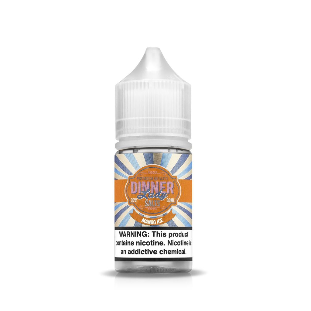 Dinner Lady Mango Ice Nic Salt 30ml – Sweet Mango and Menthol Blend