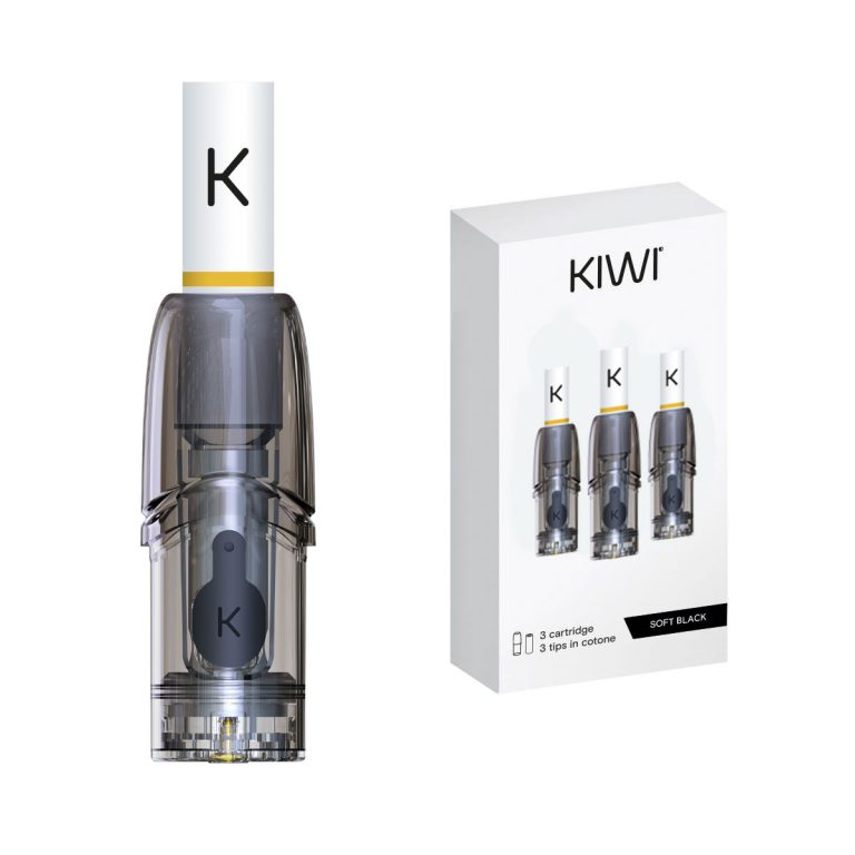 KIWI refillable pods with mesh coil, 1.8ml capacity, compatible with all E-liquids