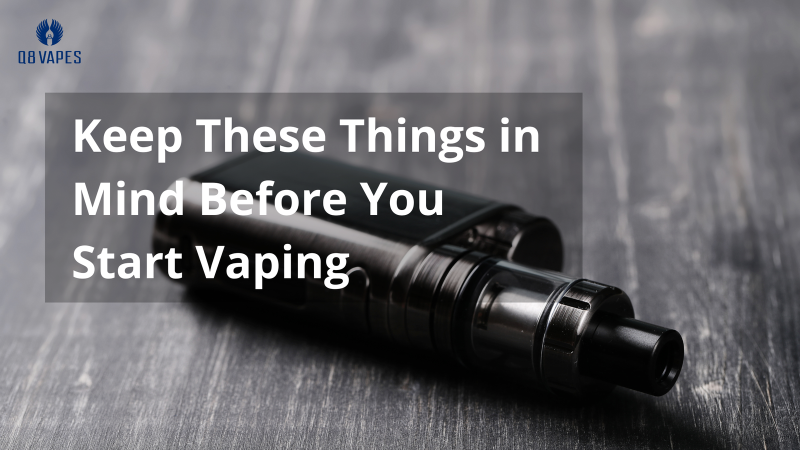 Keep These Things in Mind Before You Start Vaping