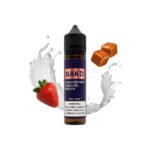 Bakd Strawberry Caramel Cream 3mg E‑Liquid – Fresh Strawberry, Smooth Caramel, and Cream
