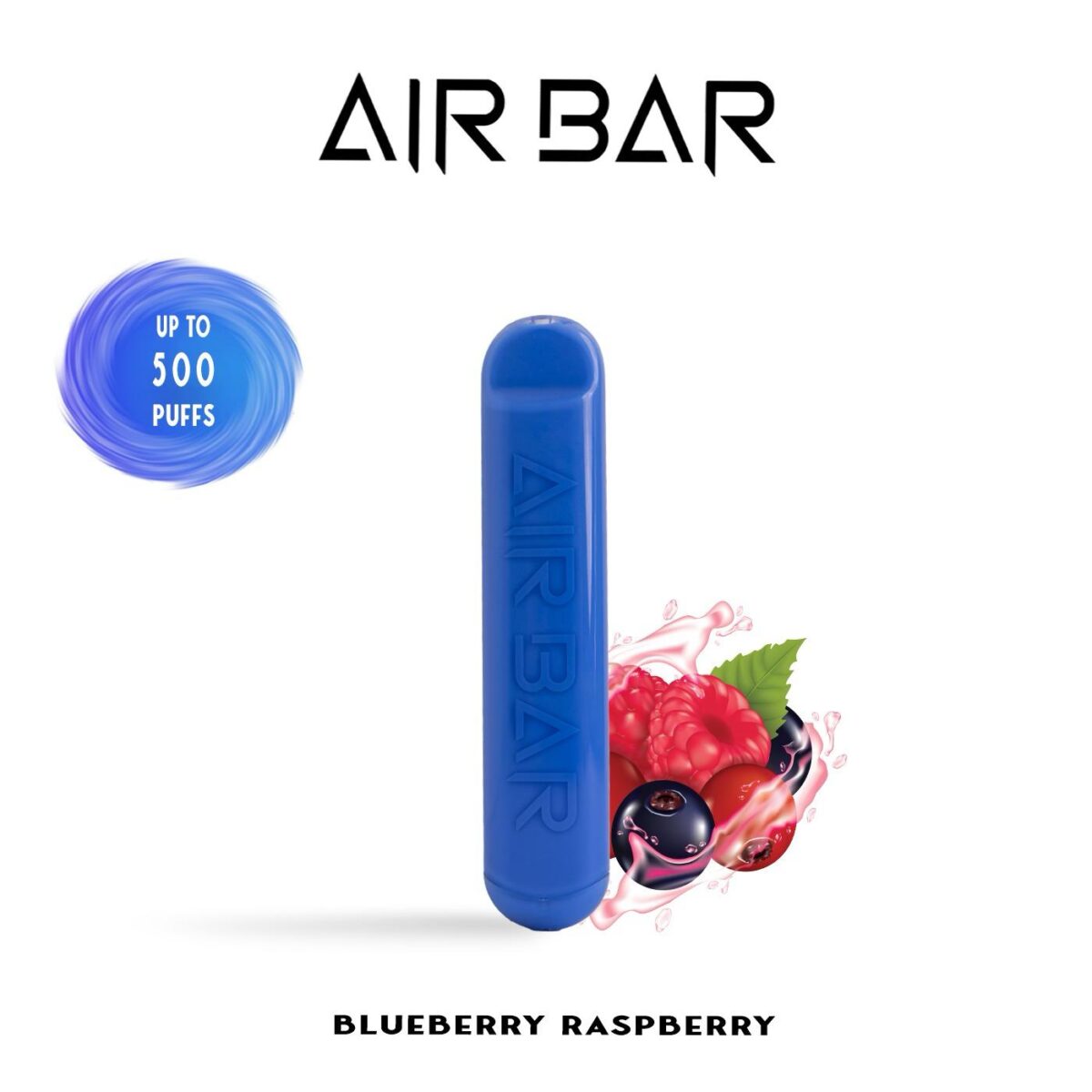 Slim disposable vape device, 500 puffs, 1.8ml e-liquid, 380mAh internal battery, 20/45mg nicotine strength, draw-activated.