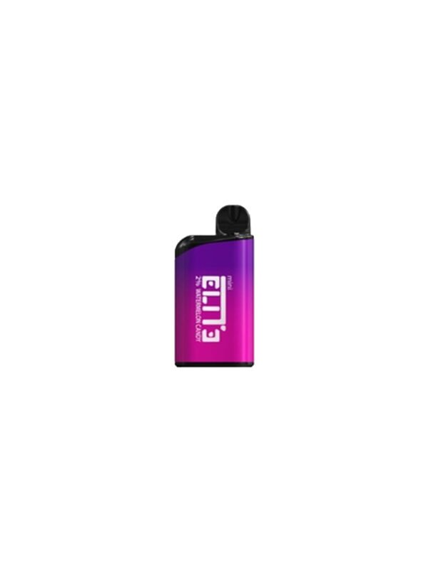Disposable vape pen – Elite brand, 3.5ml, 1500 puffs, 20mg nicotine, available in flavors like Blue Razz, Cotton Candy, Peach Berry, and more.