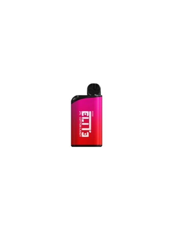 Disposable vape pen – Elite brand, 3.5ml, 1500 puffs, 20mg nicotine, available in flavors like Blue Razz, Cotton Candy, Peach Berry, and more.