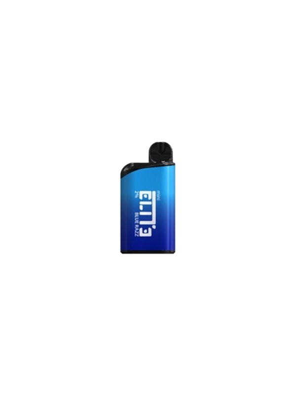 Disposable vape pen – Elite brand, 3.5ml, 1500 puffs, 20mg nicotine, available in flavors like Blue Razz, Cotton Candy, Peach Berry, and more.