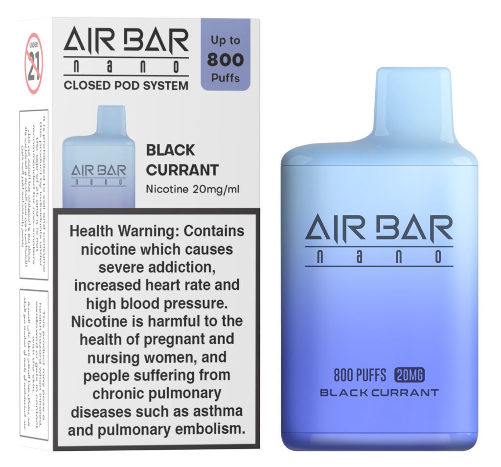 Air Bar Nano Disposable – Black