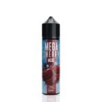 Mega Cherry Ice e‑liquid, 60mL bottle with 3mg nicotine, offering bold cherry flavor and an icy kick.