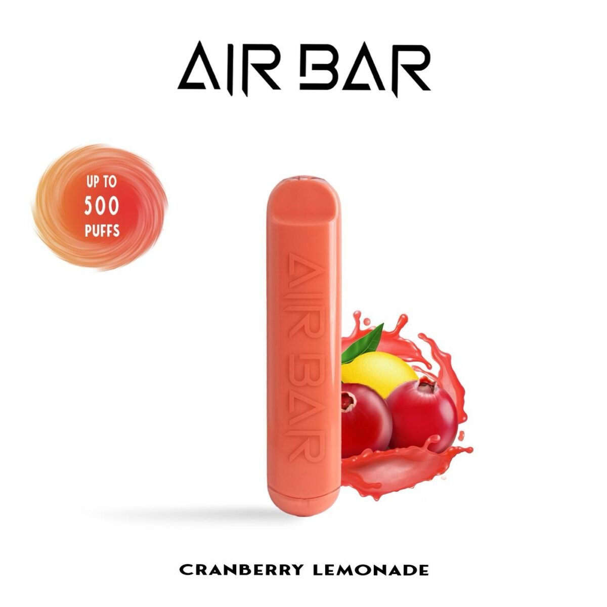 "Compact disposable vape device with 500 puffs, 380mAh built-in battery, 1.8ml e-liquid, and draw activation"