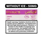 PHIX Vape Pods – 4-Pack, 1.7ml Each, 50mg Nicotine, Ceramic Wick