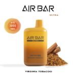 "Air Bar Ultra closed pod vape system with 5000 puffs and 20–45mg nicotine concentration in health-warning packaging"