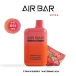 "Air Bar Ultra closed pod vape system with 5000 puffs and 20–45mg nicotine concentration in health-warning packaging"