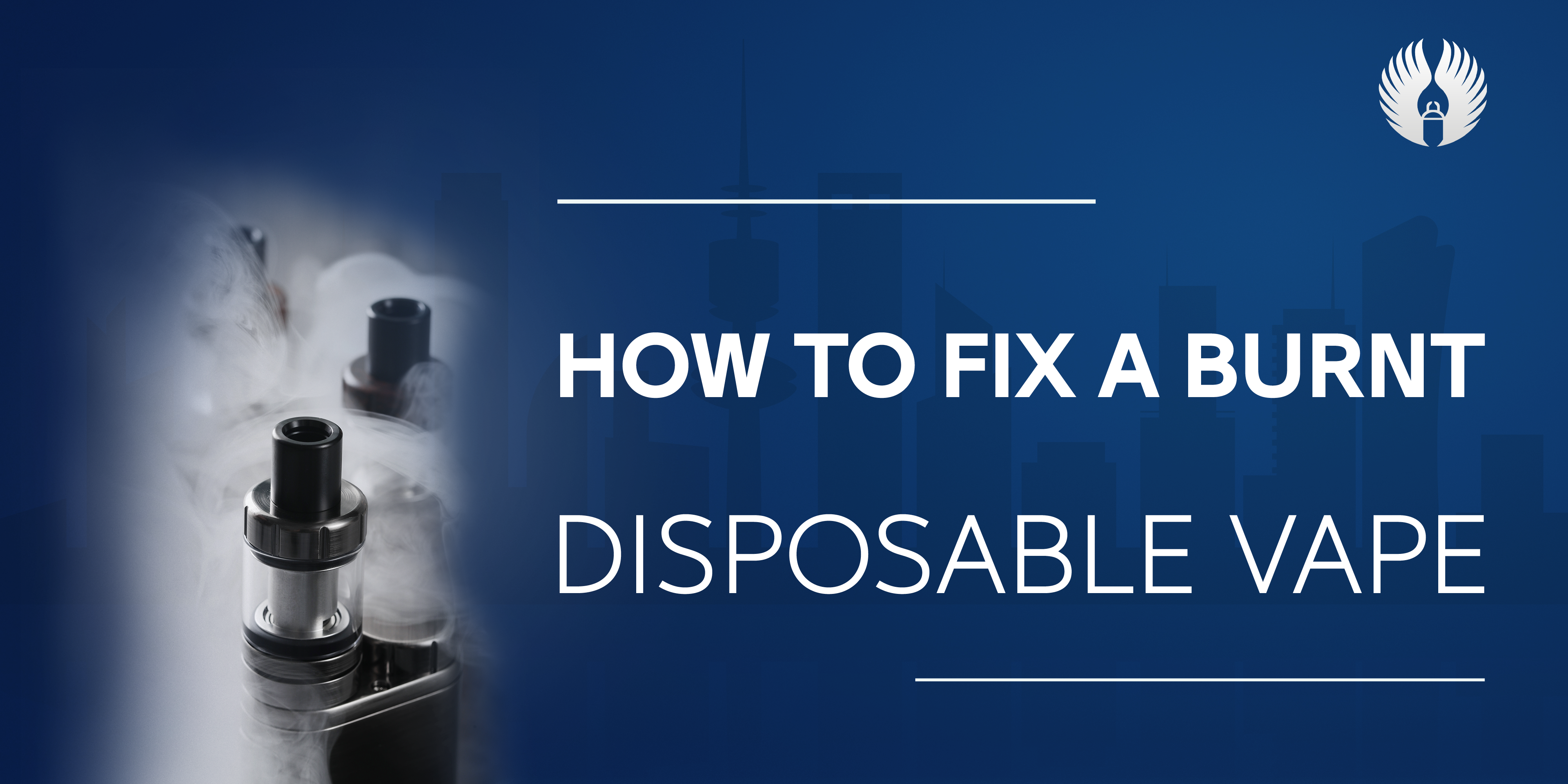 HOW TO FIX A BURNT DISPOSABLE VAPE 2024- Q8Vapes كويت فيب