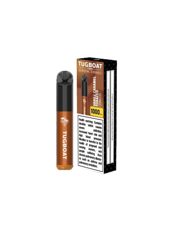 "Tugboat V1000 Disposable Vape بنكهة التبغ - 1000 سحبة"