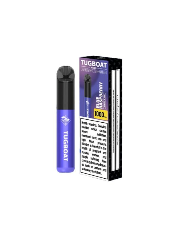 "Tugboat V1000 Disposable Vape بنكهة التبغ - 1000 سحبة"