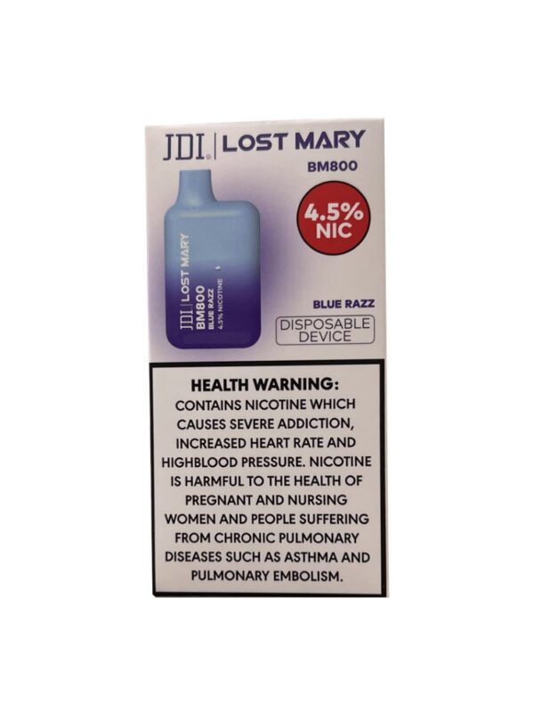 "فيب قابل للاستخدام مرة واحدة – 800 سحبة، نيكوتين 45mg، بطارية 550mAh"