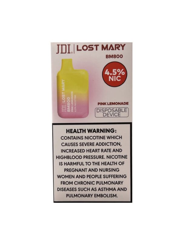 PINK LEMONADE – Lost Mary BM800 Dis 45MG