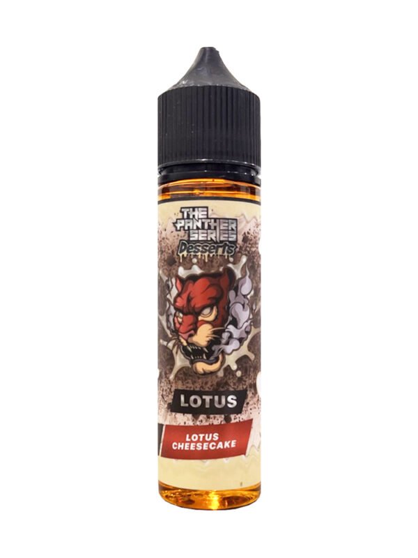 Lotus cheesecake flavored vape juice bottle – 60ml dessert e-liquid