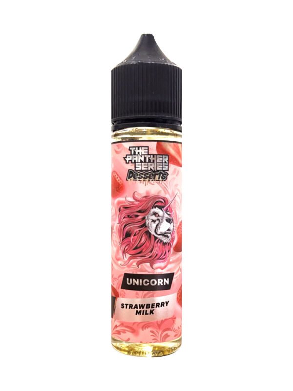 Strawberry milkshake e-liquid bottle with marshmallow flavor – 60ml