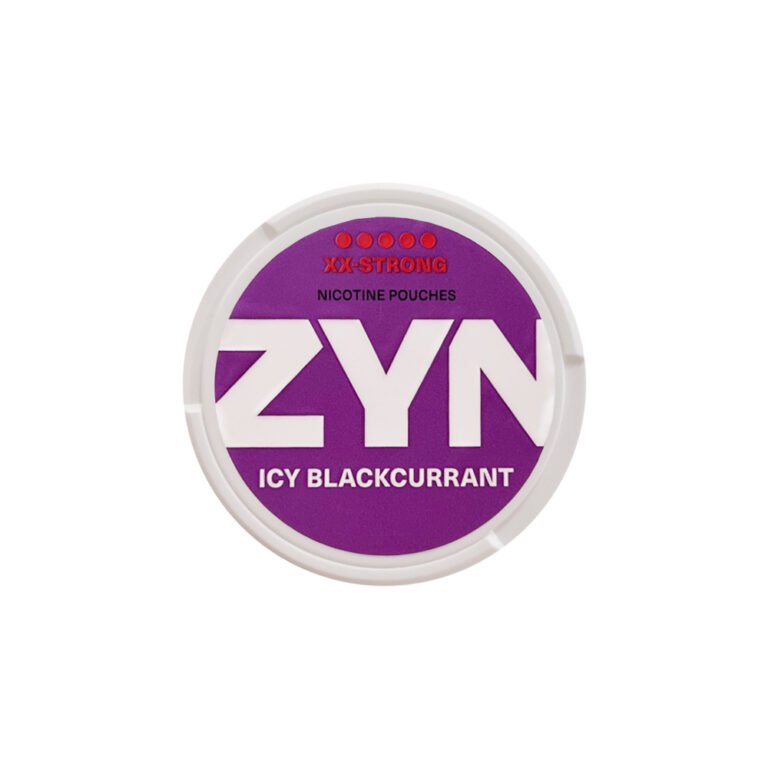 ZYN Cool Mint X-Strong nicotine pouches, 12mg per pouch, slim format with mint and peppermint flavor.