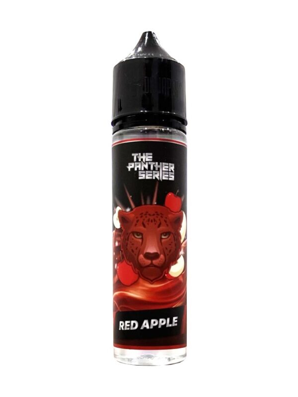The Panther Series Red Apple 60ml Vape Juice – 3MG Nicotine for Shisha Puff Devices