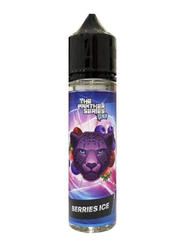 The Panther Series Berries Ice 60ml Vape Juice – 3MG Nicotine for Shisha Puff Devices