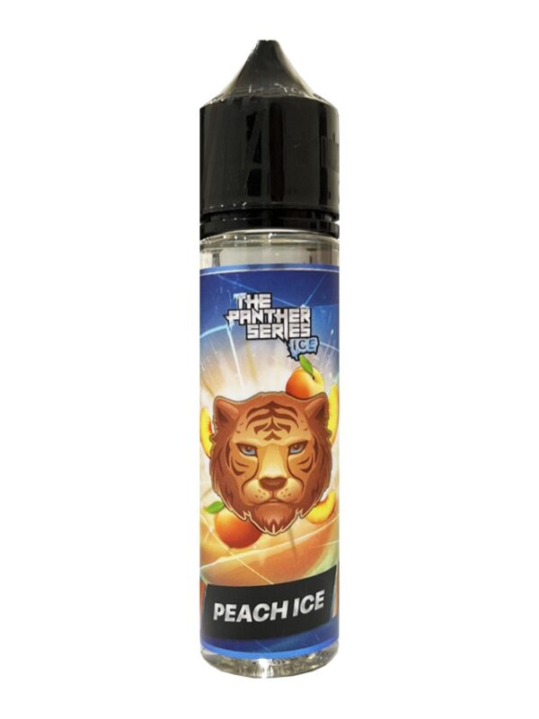 The Panther Series Peach Ice 60ml Vape Juice – 3MG Nicotine for Shisha Puff Devices