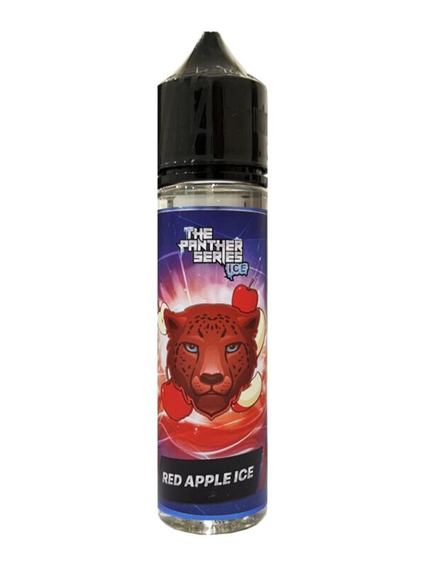 The Panther Series Red Apple Ice 60ml Vape Juice – 3MG Nicotine for Shisha Puff Devices