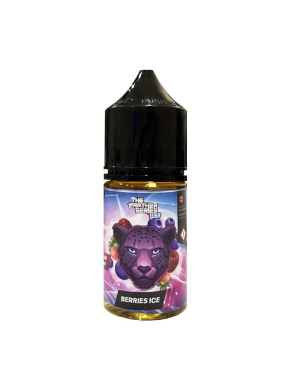 The Panther Series Berries Ice 60ml E-Liquid Bottle – 3MG for Shisha Puff Devices
