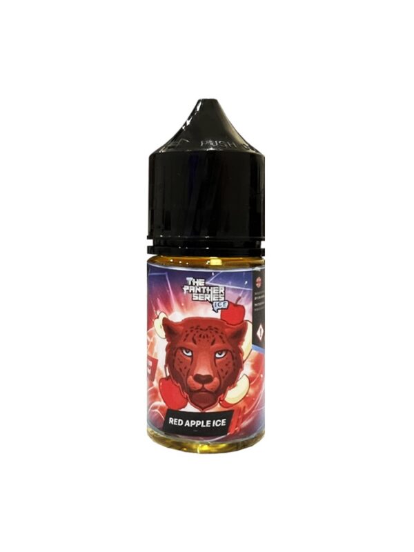 The Panther Series Red Apple Ice 60ml E-Liquid Bottle – 3MG for Shisha Puff Devices