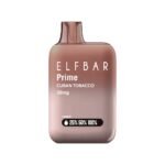فيب ELFBAR Prime بنكهة تبغ كوبي فاخر - 1000 سحبة مع خاصية التيربو