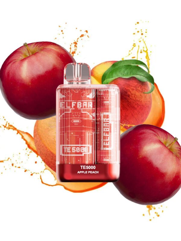 ELF BAR Disposable Vape – Apple Peach Flavor, 5000 Puffs, 650mAh Battery
