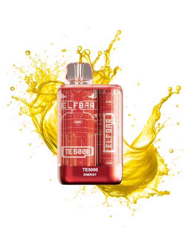 "سيجارة إلكترونية ELF BAR بنكهة مشروب الطاقة - 5000 سحبة"