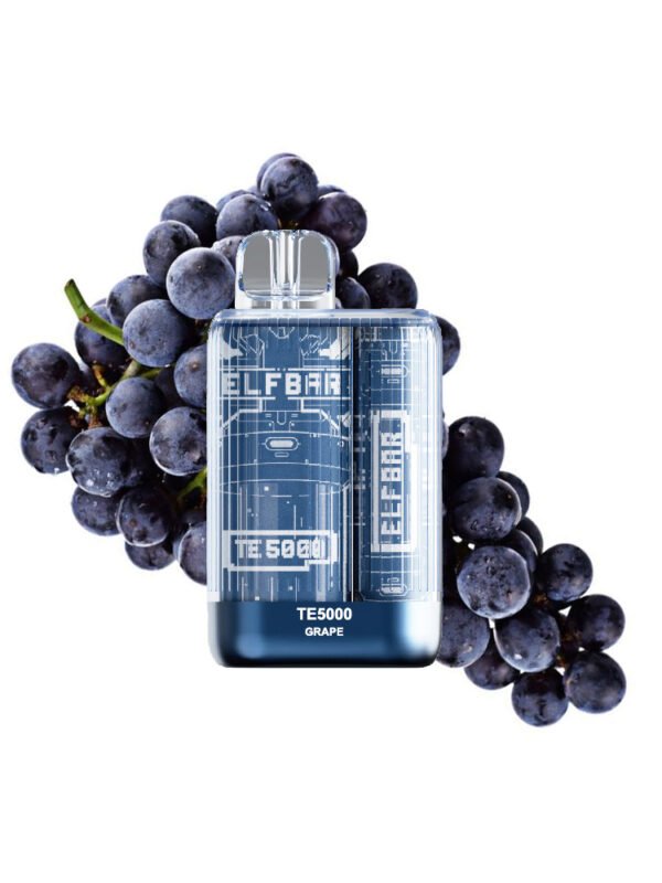 ELF BAR Disposable E-Shisha – Grape Flavor, 5000 Puffs, 650mAh Battery