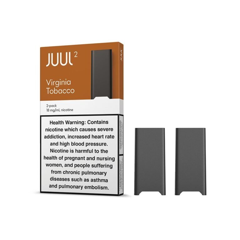 "JUUL2 Virginian Tobacco Pods – 2-Pack Compatible with JUUL2 Starter Kit, 18mg Nicotine"