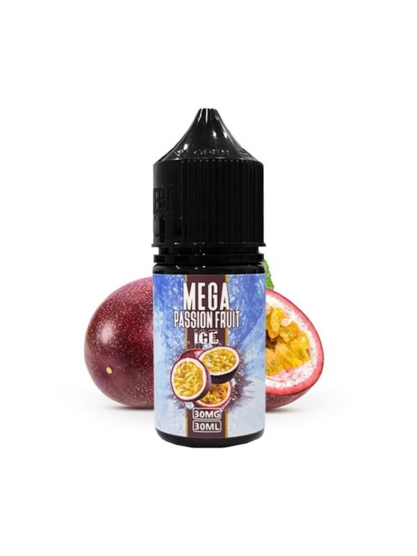 Mega Passion Fruit Ice 30ml by Grand E-Liquid – Chilled Passion Fruit Flavor