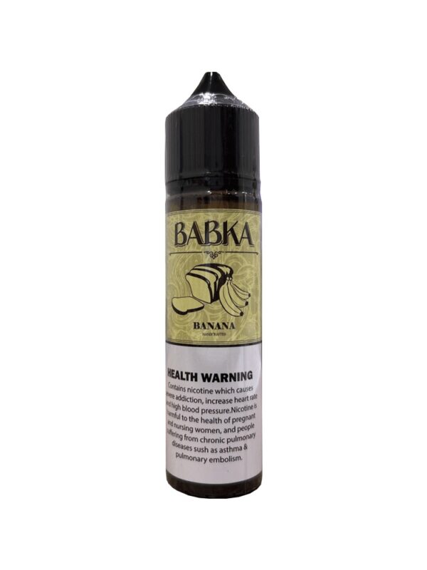 Babka Banana Salt 60ml E-Liquid Bottle – Sweet Banana & Bakery Flavor
