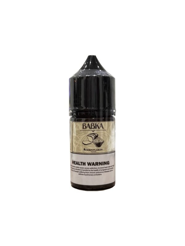 Babka Corn Flakes Salt 30ml E-Liquid Bottle – Breakfast Cereal Flavor