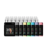 ]"Uwell Caliburn G3 Pro KOKO Pod System with 1.8″ TFT screen, 1250mAh battery, and 3ml pod."