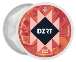 DZRT mini dry nicotine pouches in a discreet can, 10mg strength, 20 pouches per pack.