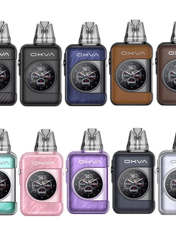 OXVA Xlim SQ Pro 2 pod kit with 1600mAh battery, HD touchscreen, and Type-C fast charging.